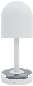 AYTM Luceo tragbare Tischleuchte weiß, zylinderförmig, Metall 9x22x9 cm White/Clear (103)