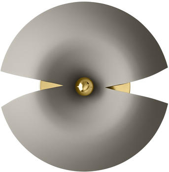 AYTM Cycnus Wandleuchte mehrfarbig, unregelmäßig, max 25W, Metall 45x18x45 cm taupe/gold (507129001016) (305) M