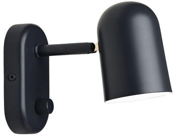 Northern Buddy Wandleuchte schwarz, glockenförmig, max. 6 Watt, Metall 12x17x10 cm black (224) (206)
