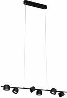Paulmann LED Pendelleuchte "Puric Pane 6x4,5W Anthrazit/Schwarz 230V
