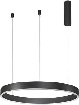 Nova Luce LED Pendelleuchte Motif in Schwarz 40W 2800lm schwarz