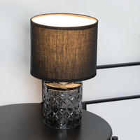 Pauleen Tischleuchte "Crystal Glow" E14 1 Stk. E14, max. 20W E14, schwarz/grau, 230V,