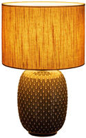 Pauleen Tischleuchte "Pretty Classy max60W 230V Grau, Beige / Keramik, Stoff" E27 1