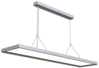 ISOLED LED Office Pro Pendelleuchte Up+Down, 20+40W, silber, UGR<19, 4000K, 1-10V dimmbar silber