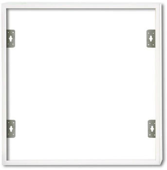 ISOLED Aufbaurahmen weiß RAL 9016, Höhe 7cm, für LED Panels 600x600, steckbare Schnellmontage weiß