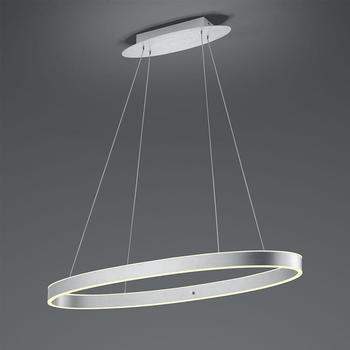 B-Leuchten LED Pendelleuchte Delta in Aluminium-matt 50W 4800lm silber