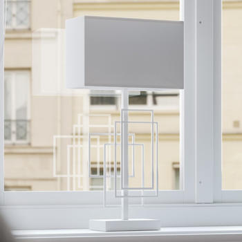 By Rydéns Tischleuchte Paragon in Weiß-matt E27 400mm weiß