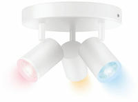 WiZ 929003210801, WiZ Imageo 3x Adjustable Smart Spotlight with Round Plate...