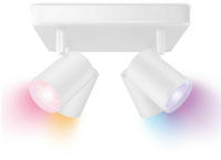 WiZ 929003211201, WiZ Imageo 4x Adjustable Smart Spotlight with Square Plate...