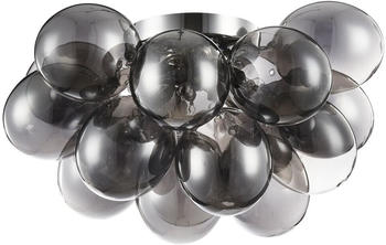 Maytoni Deckenleuchte Balbo G9 aus Metall Rauchfarbig 4-flammig gold / messing