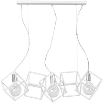 famlights Pendelleuchte Svea aus Metall in Weiß 3 x E27 weiß