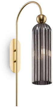 Maytoni Wandleuchte Antic in Grau und Gold E14 grau