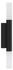 Eglo LED Wandleuchte Alcudia in Schwarz und Weiß 2x 5,5W 1200lm IP44 schwarz
