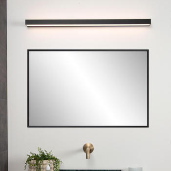 Lucide LED Spiegelleuchte Alexa in Schwarz 13W 1400lm IP44 schwarz
