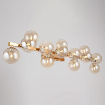 Maytoni Wandleuchte Dallas in Gold G9 13-flammig gold / messing
