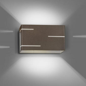 famlights Wandleuchte Tabea aus Metall in Wenge G9 max.20W braun