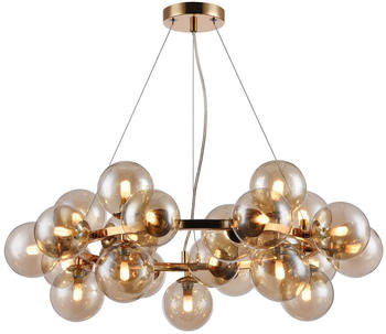 Maytoni Pendelleuchte Dallas 25-flammig rund 690mm gold gold / messing