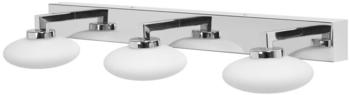 LEDVANCE Smart+ LED Wandleuchte Orbis in Silber 3x6W 1500lm IP44 Tunable White silber