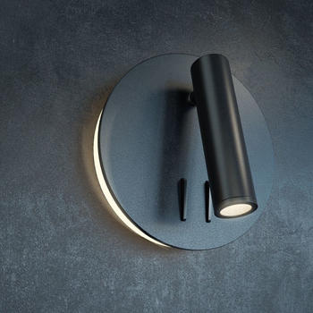 Maytoni LED Wandleuchte los176 3000K 540lm in Schwarz schwarz