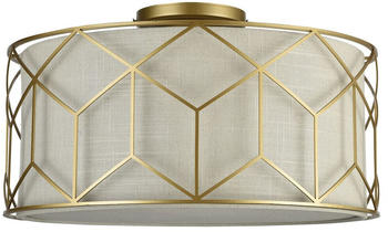 Maytoni Deckenleuchte Messina E27 in Gold 3-flammig gold / messing