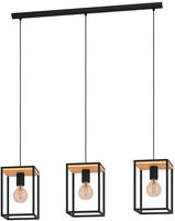EGLO H&auml;ngeleuchte "LIBERTAD Pendellampe, Stahl und Holz, E27, IP20,...