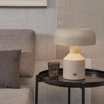 It's About RoMi Tischleuchte Porto in Sandfarbig E27 beige / creme