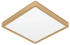 Eglo LED Deckenleuchte Fueva in Messing-gebürstet und Weiß 20,5W 2400lm 285mm gold / messing
