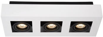 Lucide LED Deckenleuchte Xirax GU10 3x5W in Weiß 3-flammig weiß