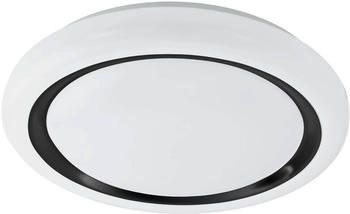 Eglo LED Deckenleuchte Capasso in Weiß und Schwarz 19,5W 2200lm 480mm weiß
