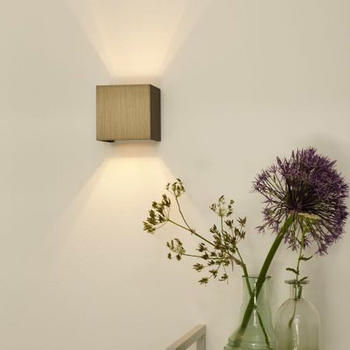 Lucide LED Wandleuchte Xio 3.5W G9 350lm eckig in Bronze braun