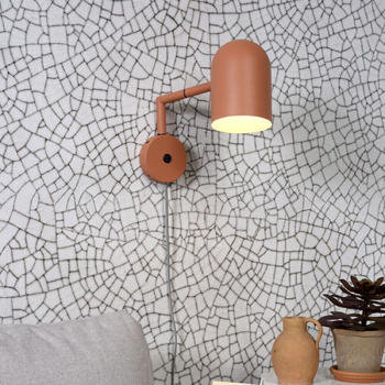 It's About RoMi Wandleuchte Marseille in Terracotta E27 braun