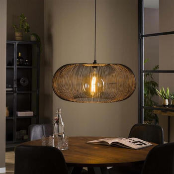 famlights Pendelleuchte Lola in Schwarz-matt E27 schwarz