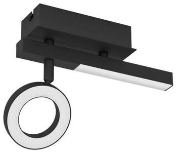 Eglo LED Deckenleuchte Cardillio in Schwarz und Weiß-satiniert 1x 3,2W 400lm schwarz
