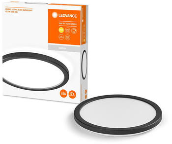 LEDVANCE LED Deckenleuchte Orbis Ultra Slim in Schwarz 15W 1020lm schwarz
