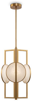Maytoni Pendelleuchte Marmo in Gold E14 3-flammig 305mm gold / messing