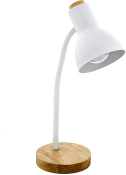 Eglo VERADAL Tischlampe, 40W, E27, weiß (98832)