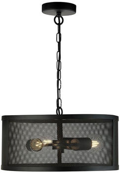 Searchlight Fishnet 12483 Pendelleuchte-Schwarz matt