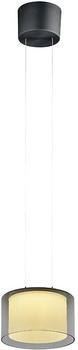 Bankamp Grand 2226 flex LED-Pendelleuchte 1-flammig-Anthrazit matt-Kristallglas