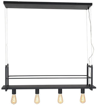 Steinhauer Mexlite Buckley Pendelleuchte 4-flammig mit Ablage