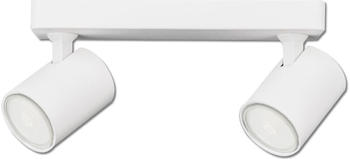 ISOLED Wand- und Deckenleuchte GU10 Dual, IP20, weiß matt, exkl. Leuchtmittel weiß