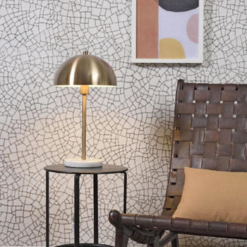 It's About RoMi Tischleuchte Toulouse in Gold und Weiß E27 gold / messing