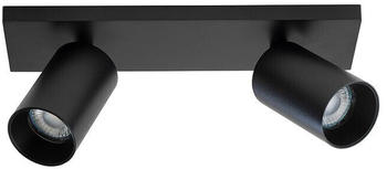 Lumexx Antidark SpotOn2 GU10 Deckenstrahler 2-flammig-Schwarz