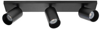 Lumexx Antidark SpotOn3 GU10 Deckenstrahler 3-flammig-Schwarz