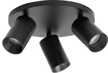 Lumexx Antidark SpotOn Circle3 Deckenstrahler 3-flammig-Schwarz