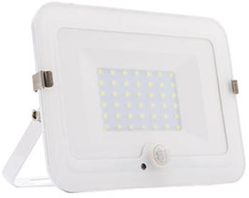 REV-Ritter 30W LED Strahler weiß, Fluter mit Bewegungsmelder, flaches Design, IP44