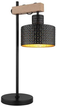 Globo Tischleuchte RIELLY Schwarz Gold, Höhe 55cm