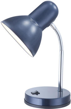 Globo LED Schreibtischleuchte BASIC blau flexibel, Leselampe Arbeitsleuchte Wohnraum