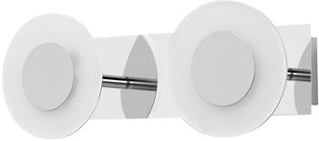 LEDVANCE Smart+ LED Wand- und Deckenleuchte Orbis in Silber 2x7,5W 1400lm IP44 Tunable White silber