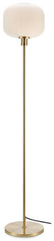 Markslöjd Lighting Sober Plissee Floor E27 60W Brass/White (108054)