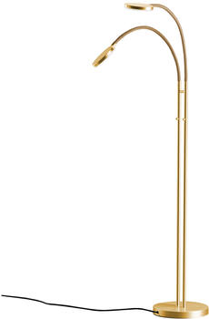 Holtkötter Flex Twin LED-Leseleuchte-Messing eloxiert-Sand-mit LED (2700K)